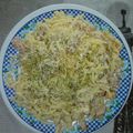 El cooksnap de Maria cuando hizo Tallarines carbonara.