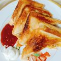 Noor Ul Ann's cooksnap of when they made BBQ chicken cheese sandwich.