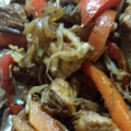 El cooksnap de Katherin Arévalo cuando hizo Chop Suey Kantor.