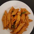 Hayat Akber Khan's cooksnap of when they made Creamy Chicken Pasta.