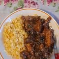 El cooksnap de Marcela Negronida cuando hizo Pechuga de Pollo toque oriental.