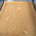 El cooksnap de Maria Elizabeth Aguiar cuando hizo Fainá de queso licuado.
