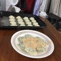 El cooksnap de Patricia Diaz cuando hizo Sorrentinos de espinaca, ricota y nuez.