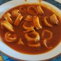 El cooksnap de sualja cuando hizo Calamaritos en salsa americana.
