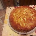 El cooksnap de Tamy Peralta cuando hizo Torta de manzana invertida.