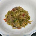 Cooksnap Hanis Jefferson semasa beliau membuat 3:11:23 - Sambal gesek buah tomato.