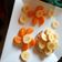 El cooksnap de Anahi Massa cuando hizo Desayuno saludable: galleta de arroz, banana y ciruelas secas.