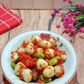 Cooksnap dari KasMira untuk resep Telur Puyuh Terong Pete Balado