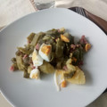 El cooksnap de Chus cuando hizo Judías verdes salteadas con jamón y huevo duro.