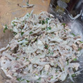 El cooksnap de Demoya25 cuando hizo Jurel tipo Salmón con Cebolla y Cilantro.