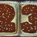 El cooksnap de Aldi García cuando hizo Torta letra o Letter cake.