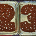 El cooksnap de Aldi García cuando hizo Torta letra o Letter cake.