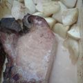 El cooksnap de Cecilia cuando hizo Carré de cerdo agridulce (con manzana y ciruela).