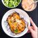 Cooksnap của Cyn Can Cook khi họ làm theo món Bí Đỏ Hồ Lô Nhồi Gà & Hạt Dẻ (Chestnut) Nướng Phô Mai Mozzarella