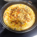 El cooksnap de Pili Utrillas cuando hizo Tortilla de calabaza y berenjena.