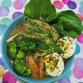 El cooksnap de Josemi CilantroYHierbabuena cuando hizo Miso Soup con brócoli y huevo.