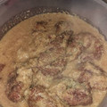 El cooksnap de Sara M E cuando hizo Albóndigas vegetarianas de berenjena con salsa de champiñones.