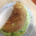 El cooksnap de Javier P Frigola cuando hizo Omelet de espinacas.