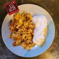 cooking_like_la_nowak's cooksnap of when they made Heutiges Frühstück Kaiserschmarrn Hawaiart mit Schlagobers 😋.