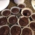 El cooksnap de Analia camejo rivero cuando hizo Muffins con chips de chocolate.