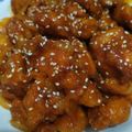 Cooksnap dari Angela Louren untuk resep Filet ayam wijen pedas manis