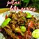 Cooksnap 0h Hana !! semasa beliau membuat Sambal tempoyak bilis petai garing.