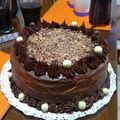 El cooksnap de Verónica cuando hizo Baños o rellenos para torta de chocolate.