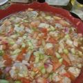 El cooksnap de Marcela Gomez cuando hizo Ceviche de Camarón🍤🍤.
