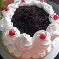 pragya bharti's cooksnap of when they made Black forest cake.
