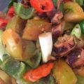 Cooksnap dari Christine Sugiarto untuk resep Tomat Hijau Masak Cumi Asin Extra Hot