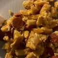 Cooksnap από Dafni Vasiliki Chantzi στη συνταγή Αυγά με πατάτες, λουκάνικα και φέτα