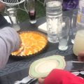 El cooksnap de lala cuando hizo Tarta de duraznos 🥧😋😋.