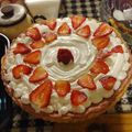 El cooksnap de Isidora Figueroa cuando hizo Pie de frutilla.