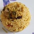 Shanthi's cooksnap of when they made சிக்கன் பிரியாணி.