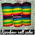 Cooksnap dari pia khadijah untuk resep Mini Rainbow Roll Cake
