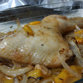 El cooksnap de Belen Moreno cuando hizo Pollo al horno con cerveza.