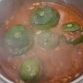 El cooksnap de Erika Oliva cuando hizo Zapallitos Rellenos con timbal del Arroz.