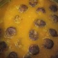 El cooksnap de Luisa Hurtado cuando hizo Albóndigas con salsa de verduras.