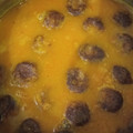 El cooksnap de Luisa Hurtado cuando hizo Albóndigas con salsa de verduras.