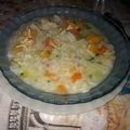 El cooksnap de Mika Migueles cuando hizo Sopa con zapallo.