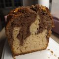 Cooksnap από Ναυσικά στη συνταγή Κέικ πορτοκαλιού τύπου ζέμπρα στη φόρμα με μια τσαχπινιά