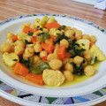 El cooksnap de aromadulce cuando hizo Garbanzos con verduras y pollo.