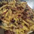 El cooksnap de Karen Delgado cuando hizo Papas con salsa cheddar.