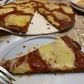 El cooksnap de Dahiana Sarno haller cuando hizo Pizza de salvado #fit.