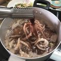 Cooksnap của Nguyễn Thuỵ Chi Anh khi họ làm theo món Lẩu bạch tuộc nhúng dấm bia sa tế