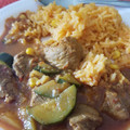 El cooksnap de Pedro Lupita Cruz cuando hizo Carne de puerco con papas en salsa chipotle🌹.