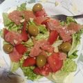 El cooksnap de Glicks cuando hizo Ensalada Romana de Salmón ahumado y Soja.