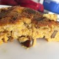 Bhuvan Chowdhary 's cooksnap of when they made Oven omelette with potatoes,cheese,ham and salami!.