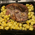 El cooksnap de Charo Cortés cuando hizo Costillar de lechazo al horno.