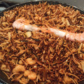 El cooksnap de David Barreno Serrano cuando hizo Fideuá con calamares, pulpo y gambas.